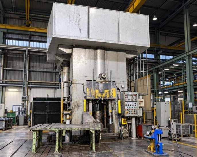 1250-Ton Cold Hydraulic Forging Press – SACMI & FLESS-BACH (1995)